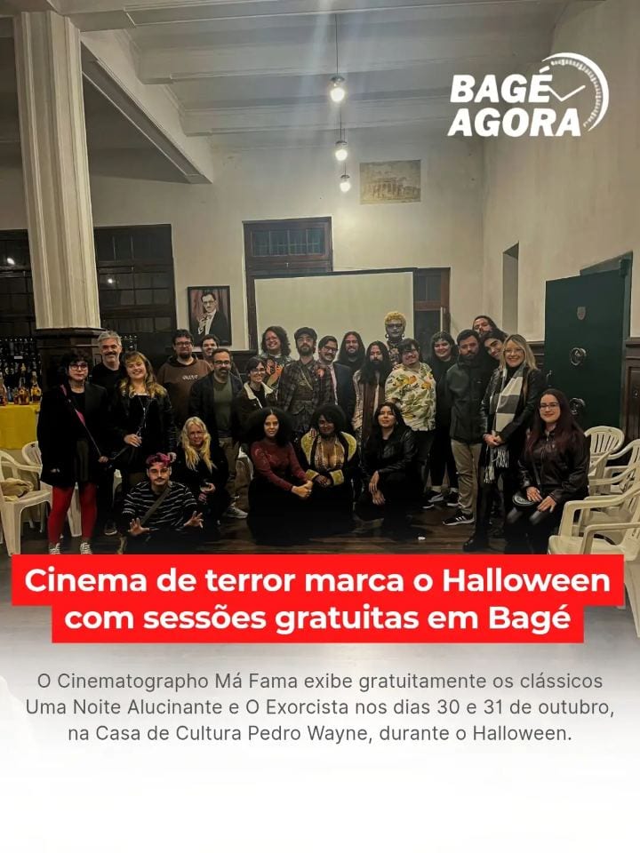 Dois clássicos do cinema de terror serão exibidos gratuitamente nesta sexta-feira (30) e sábado (31), na Casa de Cultura