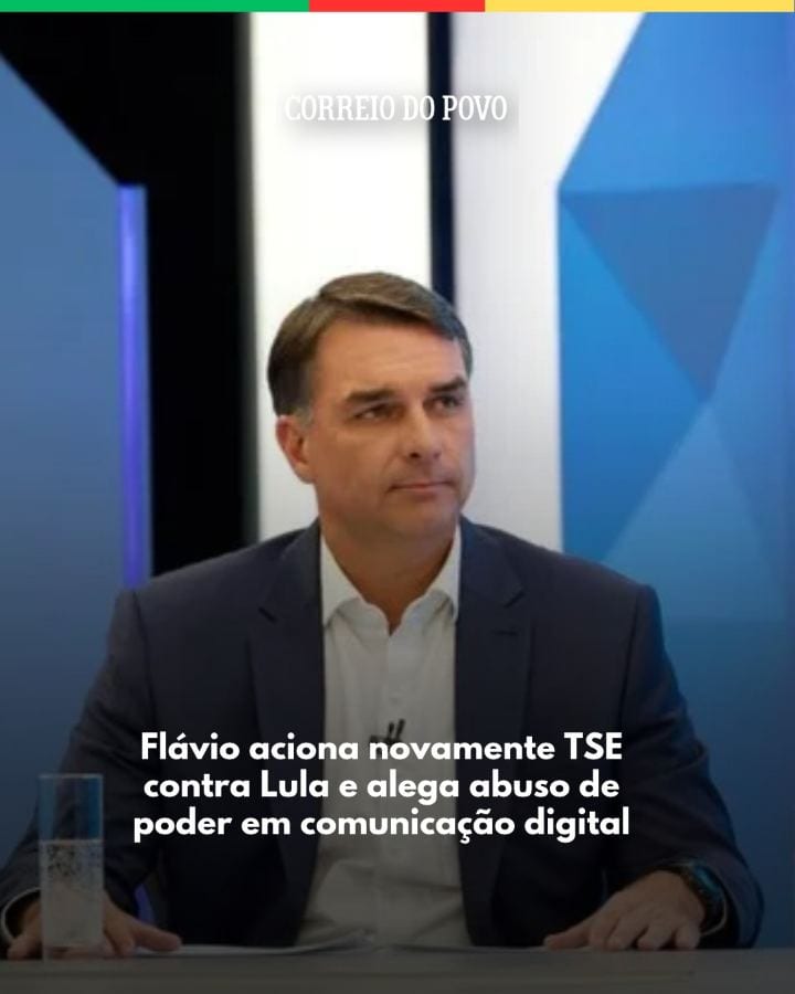 A campanha senador Flávio Bolsonaro (PL) entrou com nova ação no Tribunal Superior Eleitoral (TSE) contra a chapa do pre