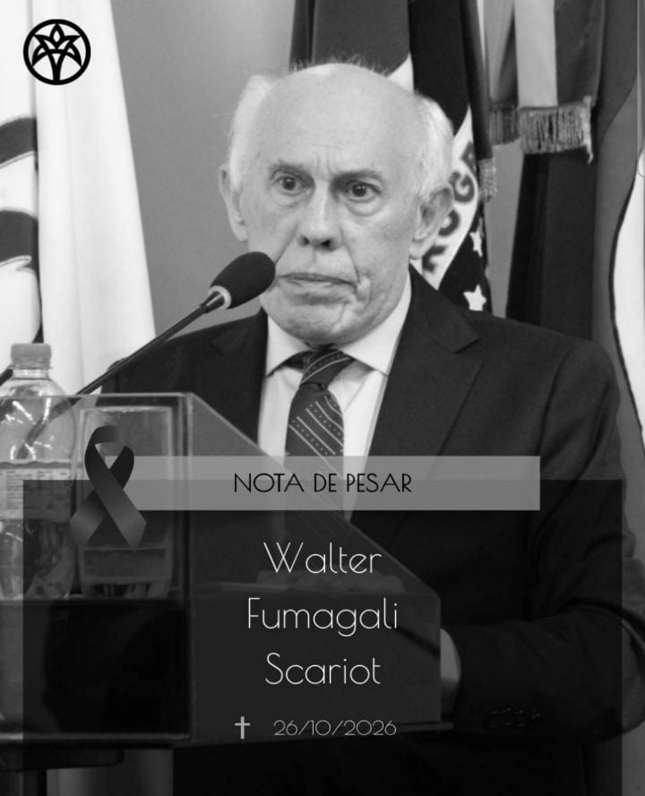 A Rádio Palmeira manifesta profundo pesar pelo falecimento do advogado, jurista e ex-vereador Walter Fumagali Scariot, o