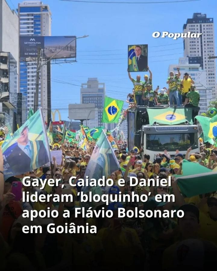 VÉSPERA DA VOTAÇÃO ▪ Apoiadores da candidatura do senador Flávio Bolsonaro (PL) à Presidência da República mobilizaram a