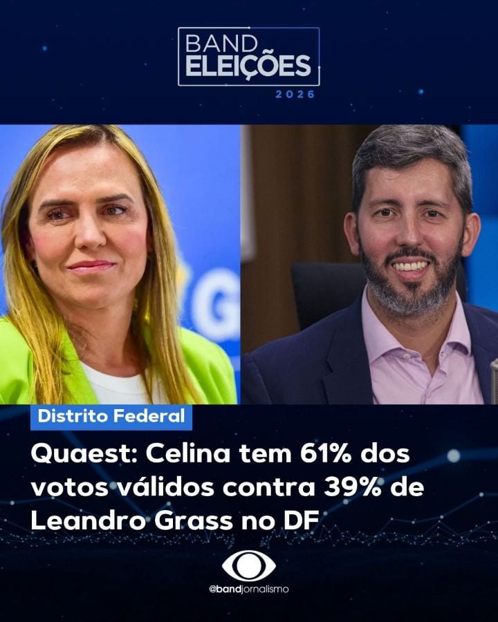 A pesquisa Quaest divulgada neste sábado (24), véspera do segundo turno das eleições, aponta a atual governadora e candi