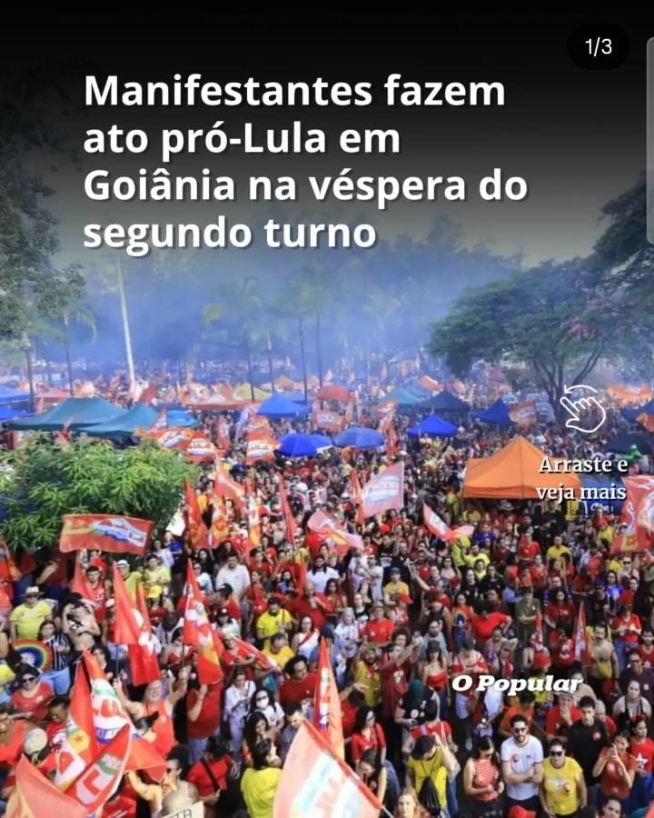 ELEIÇÕES 2026 ▪ Os apoiadores do presidente da República e candidato à reeleição, Luiz Inácio Lula da Silva (PT), realiz