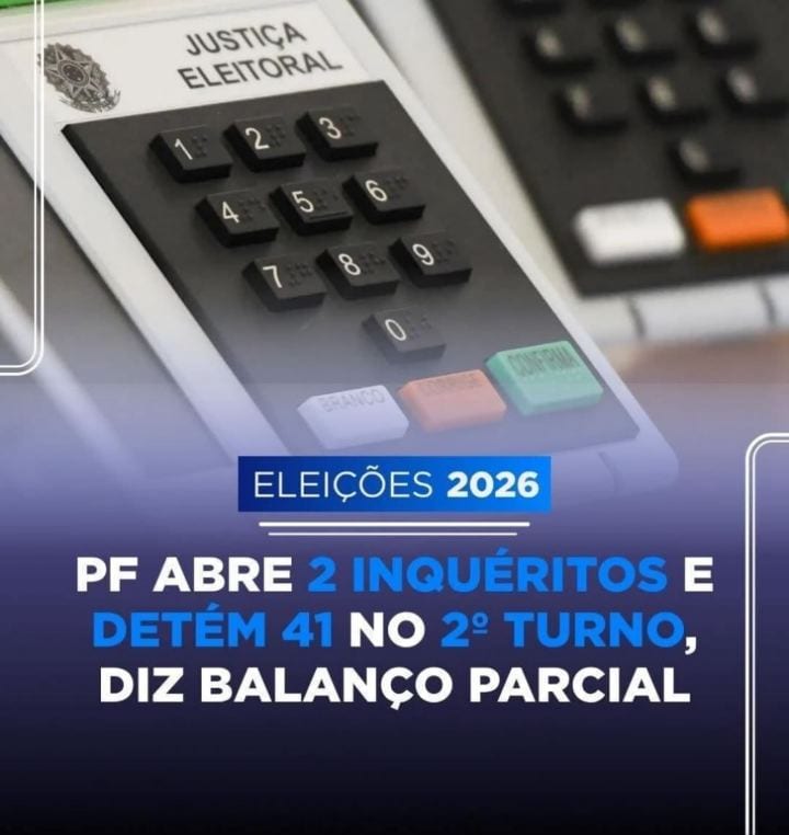 A Polícia Federal divulgou neste domingo (25) o balanço parcial de suas ações de repressão a crimes eleitorais durante o