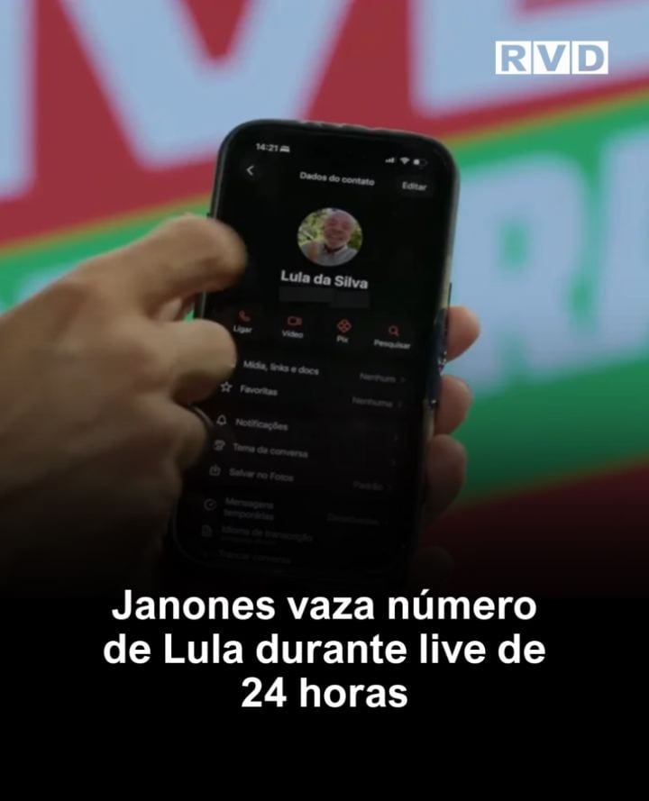 Eleições 2026 | O deputado federal André Janones (Rede-MG) acabou expondo um número de telefone atribuído ao presidente