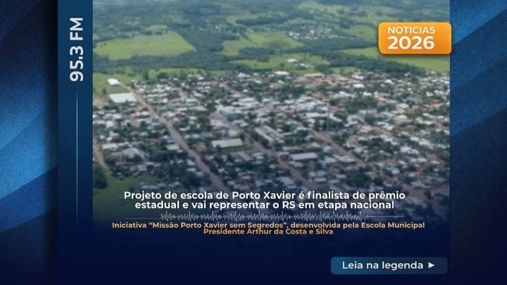 Porto Xavier está em destaque na área da educação fiscal.