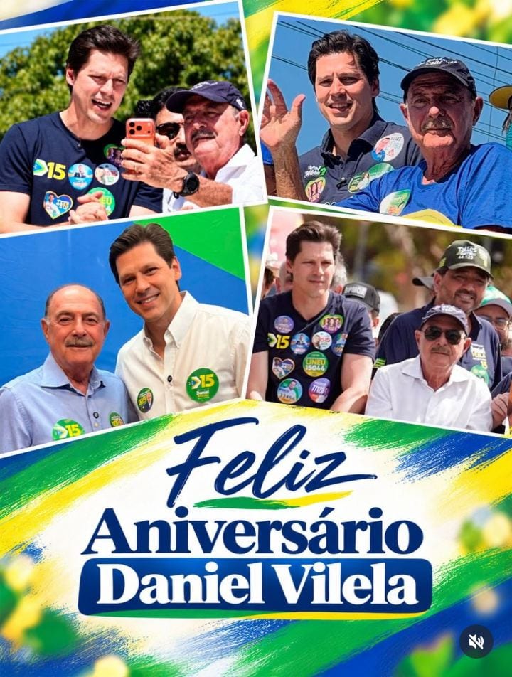 Hoje é dia de parabenizar um grande amigo e líder, o governador @danielvilela15 !
