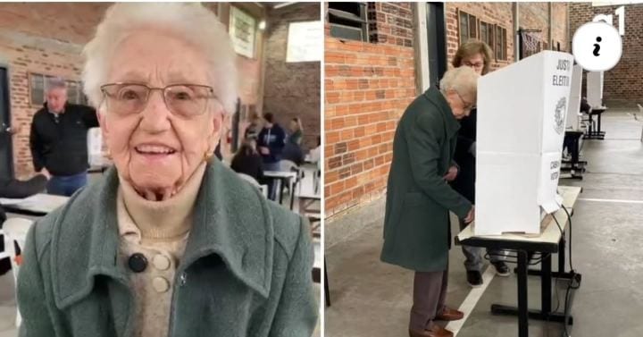 Aos 106 anos, Olga Zanella vai às urnas em Caxias do Sul: “Sempre venho”