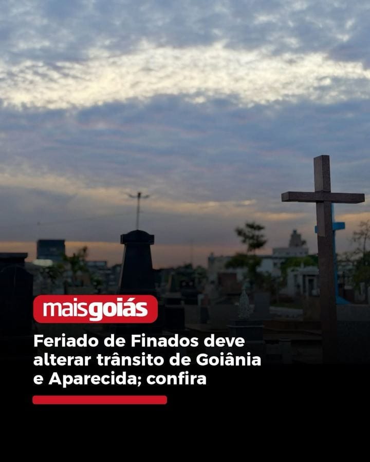 O feriado de Finados, celebrado na próxima segunda-feira (2/11), deve alterar o trânsito em Goiânia e Aparecida de Goiân