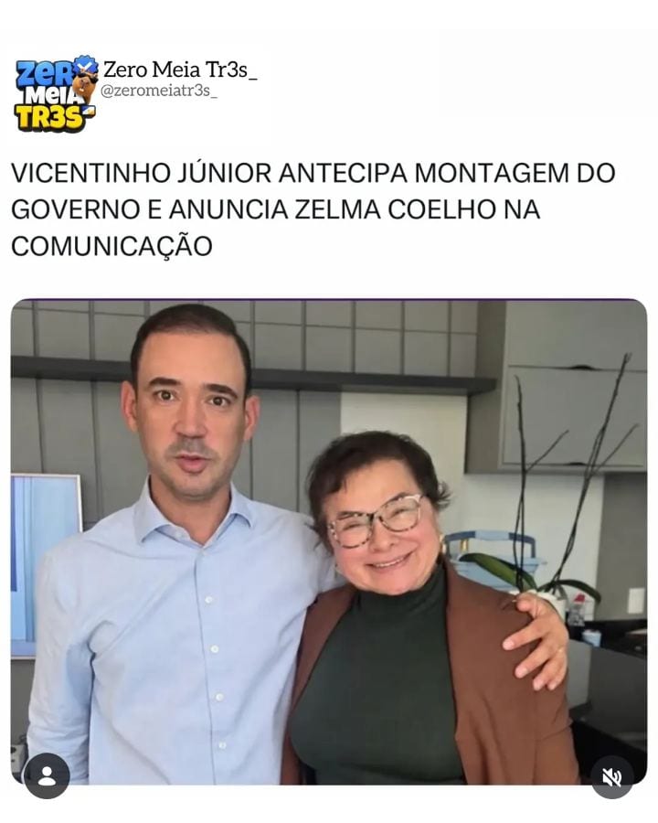 O governador eleito Vicentinho Júnior começou a montar a equipe que estará à frente do Governo do Tocantins.