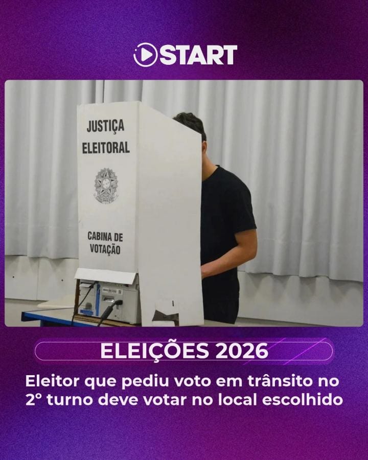 ELEIÇÕES 2026 | Eleitores que solicitaram o voto em trânsito para o segundo turno das eleições de 2026 deverão comparece
