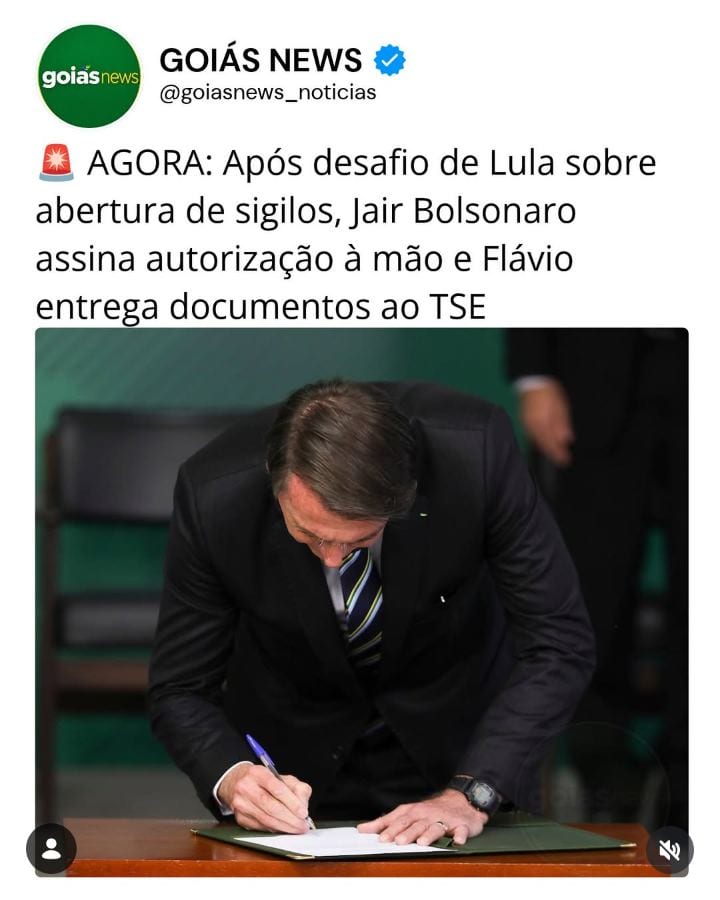 ELEIÇÕES 2026 | ABERTURA DE SIGILOS