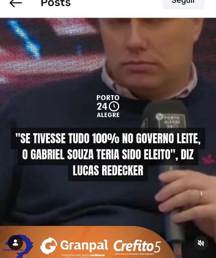 Lucas Redecker diz que governo Leite teve 'acertos e erros' em oito anos
