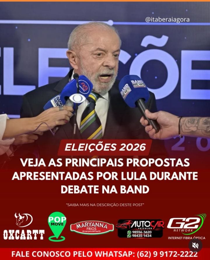 Lula apresenta propostas para segurança, trabalho, saúde e economia no debate