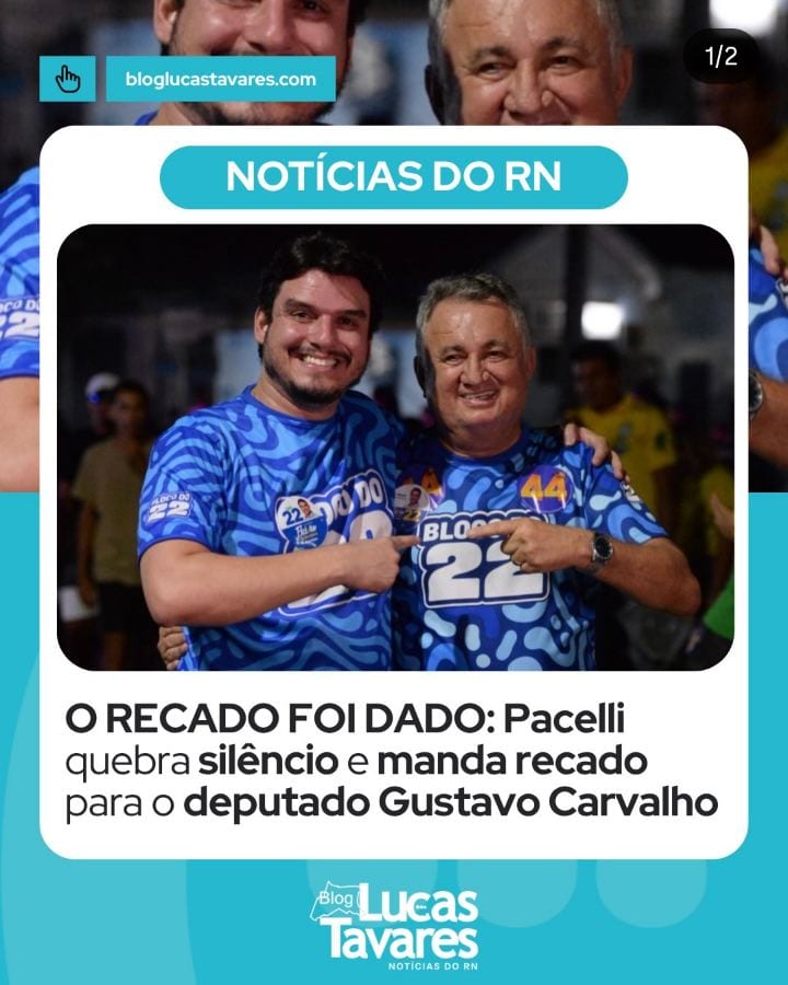 Depois de dias de repercussão nos bastidores políticos de São Paulo do Potengi, o prefeito Pacelli Souto finalmente se m