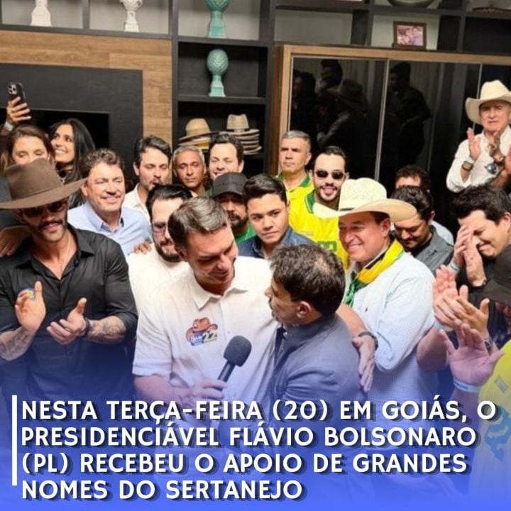 Flávio Bolsonaro reúne artistas do sertanejo e agronegócio em Goiatuba (20)