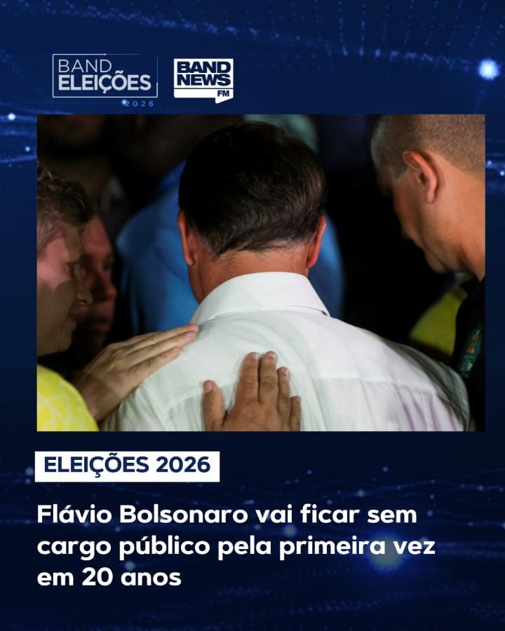 DERROTADO • Após ser derrotado pelo presidente Lula, Flávio Bolsonaro fica sem cargo público pela primeira vez em 20 ano