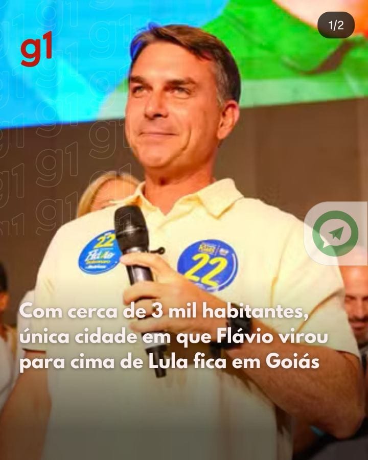 A única cidade em que Flávio Bolsonaro (PL) virou o resultado contra Luiz Inácio Lula da Silva (PT) no segundo turno das