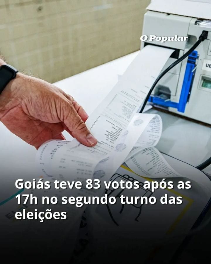 APURAÇÃO ▪Um levantamento divulgado pelo Tribunal Superior Eleitoral (TSE) nesta terça-feira (27) mostra que Goiás regis