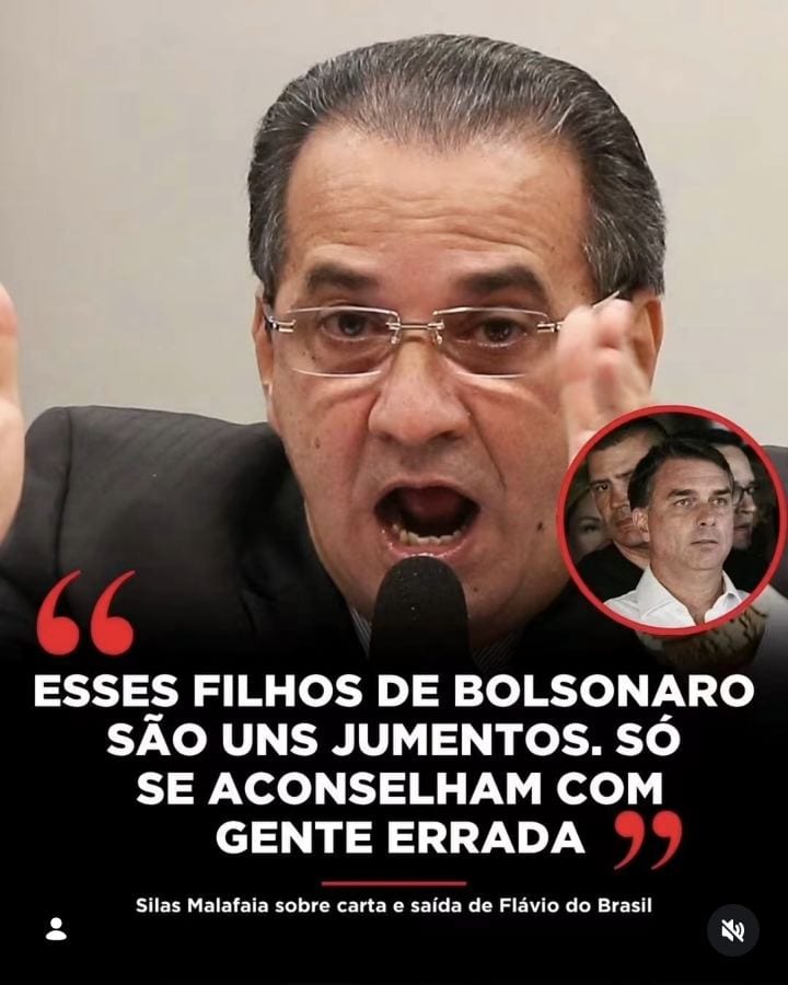 Em mensagens reservadas a aliados, o pastor Silas Malafaia fez duras críticas aos filhos do ex-presidente Jair Bolsonaro