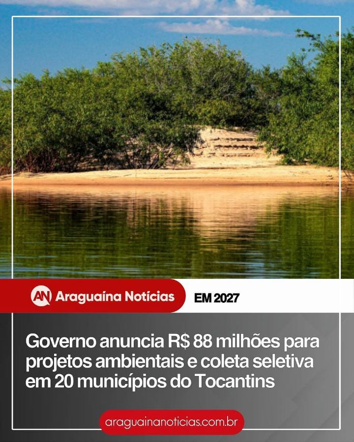 O Governo do Tocantins prevê encerrar 2026 com cerca de R$ 88 milhões destinados a investimentos na política ambiental.