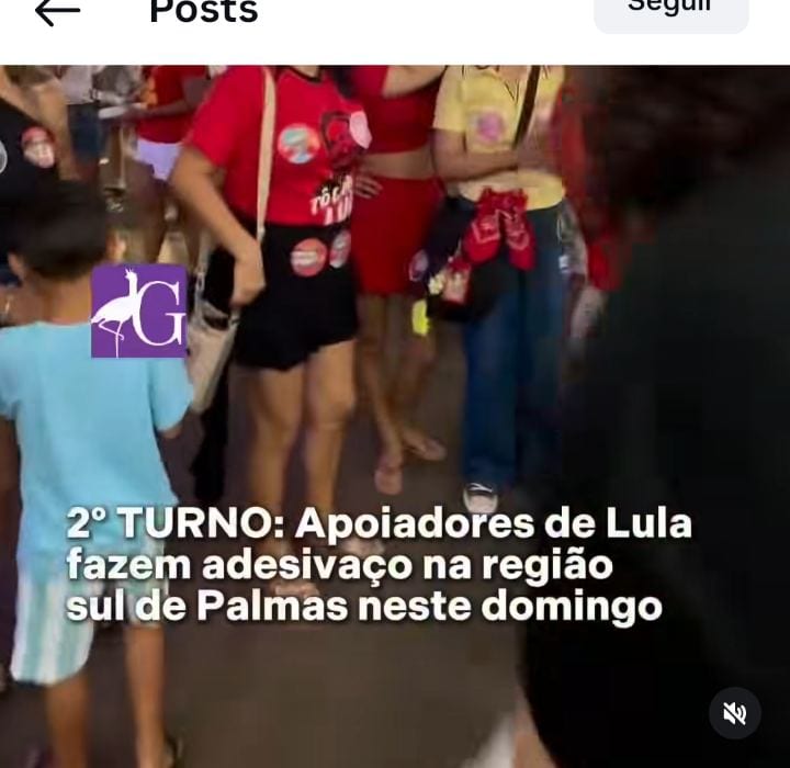 Apoiadores de Lula fazem adesivaço e bandeiraço no sul de Palmas