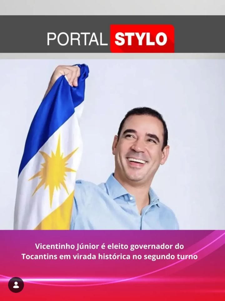 O Tribunal Superior Eleitoral (TSE) proclamou, às 20h03 deste domingo, 25, a eleição de Vicentinho Júnior como novo gove