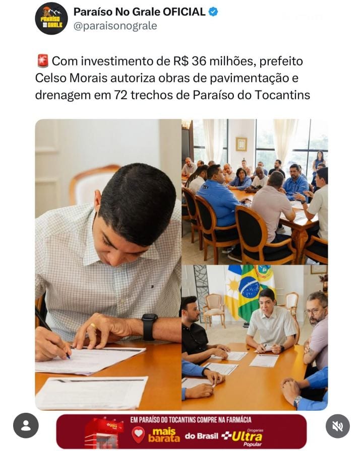 Com investimentos de aproximadamente R$ 36 milhões, um novo conjunto de obras de infraestrutura vai levar pavimentação,
