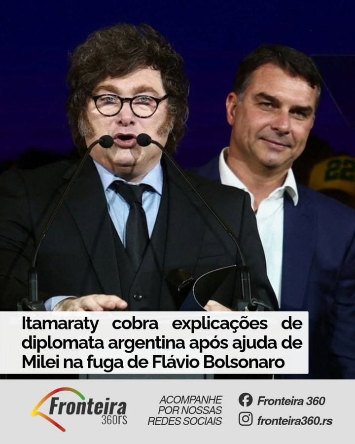 PARCEIROS DE FUGA | O governo brasileiro convocou a principal representante diplomática da Argentina em Brasília para co