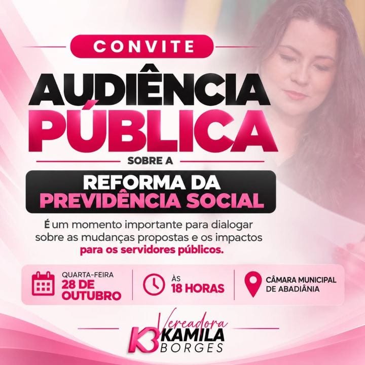 ATENÇÃO, SERVIDORES PÚBLICOS DE ABADIÂNIA!
