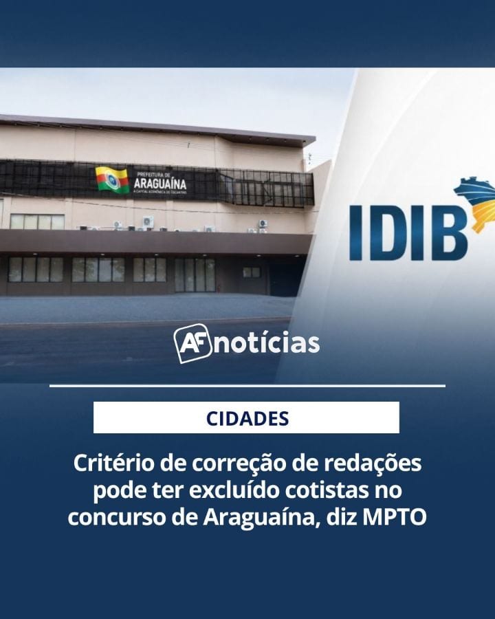 MPTO recomenda revisão do concurso de Araguaína por irregularidades nas cotas e correção