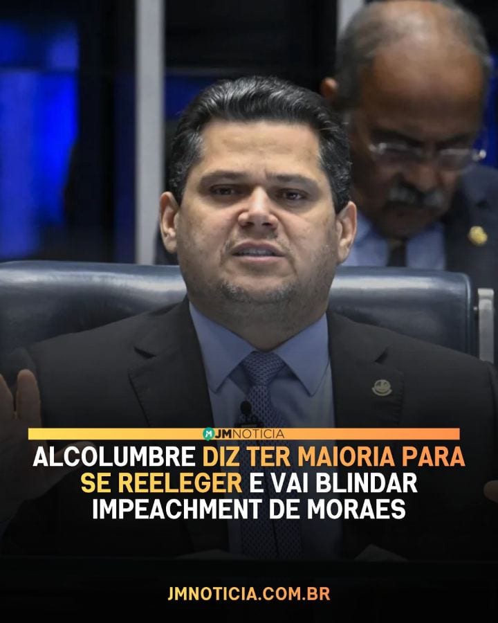 O presidente do Senado, Davi Alcolumbre (União Brasil-AP), disse a interlocutores ter pelo menos 48 votos para se reeleg