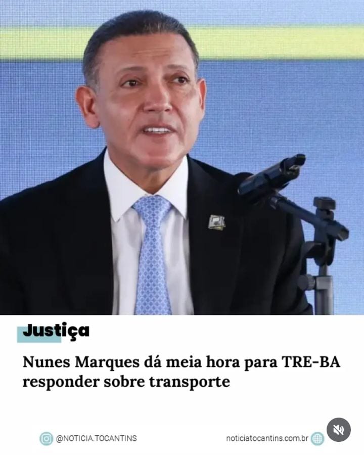 Em decisão assinada às 16h07, o presidente do Tribunal Superior Eleitoral (TSE), ministro Kassio Nunes Marques, deu meia