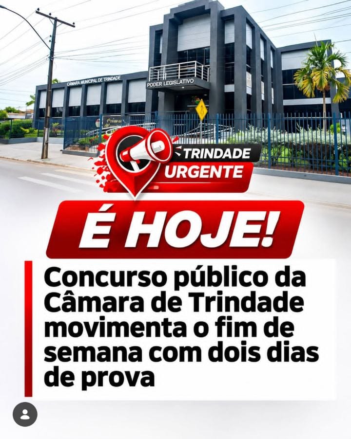 É HOJE! CONCURSO DA CÂMARA DE TRINDADE MOVIMENTA O FIM DE SEMANA COM DOIS DIAS DE PROVAS