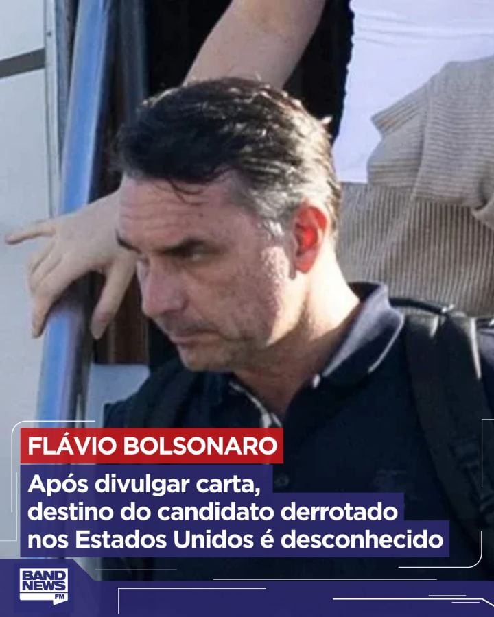 Após pousar na cidade de Miami, nos Estados Unidos, na quarta-feira (28), a localização do senador e candidato à Presidê
