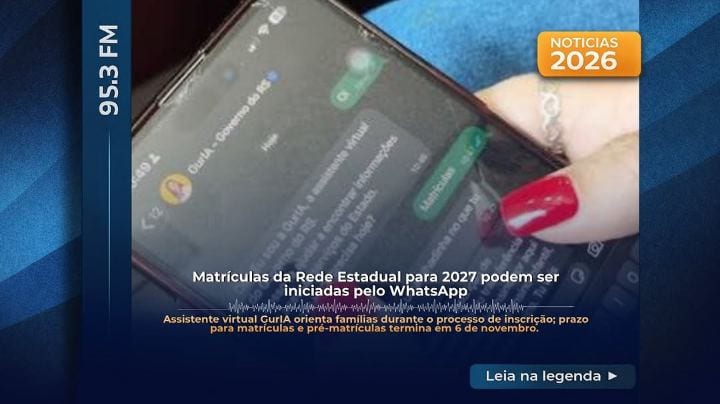 Famílias e estudantes que desejam ingressar na Rede Estadual de Ensino do Rio Grande do Sul em 2027 já podem iniciar o p