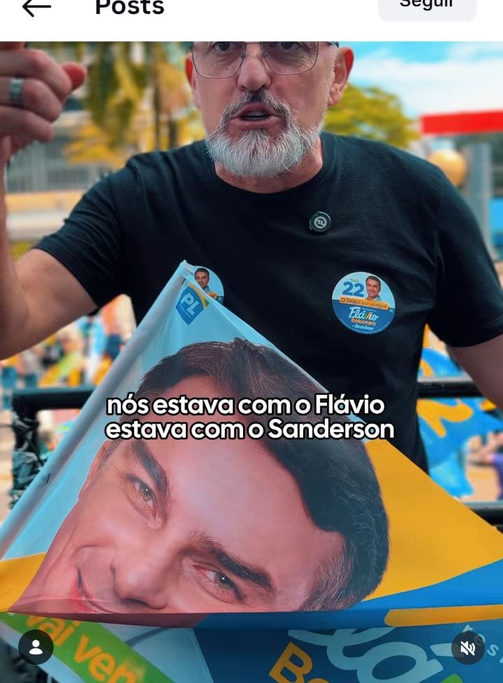 Adesivaço em Novo Hamburgo com Zucco, Marcel van Hattem e apoio a Flávio Bolsonaro