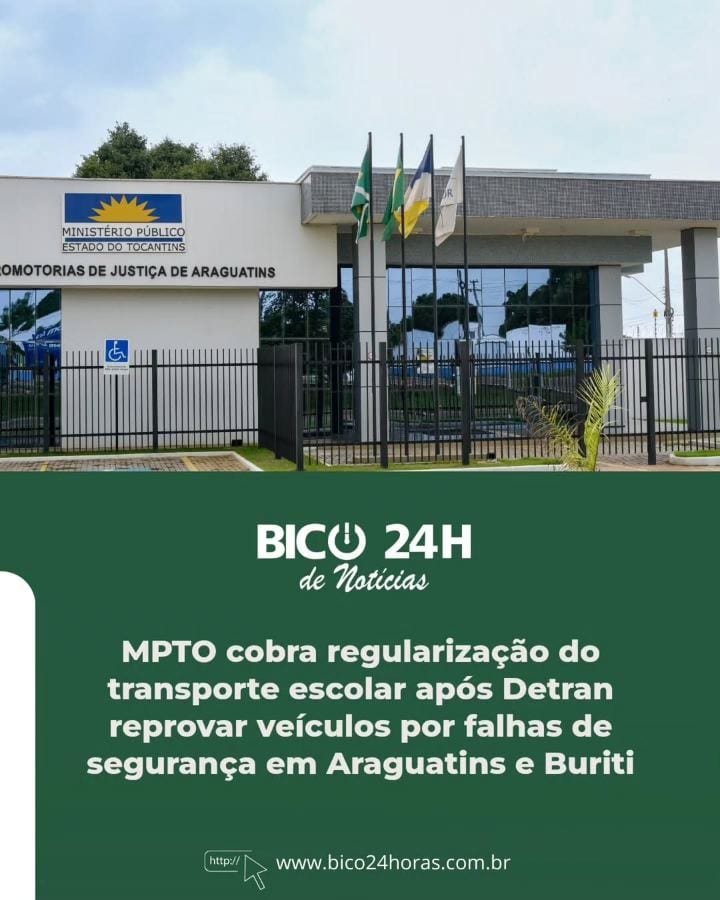 JUSTIÇA / O Ministério Público do Tocantins (MPTO) recomendou às prefeituras de Araguatins e de Buriti do Tocantins a ad