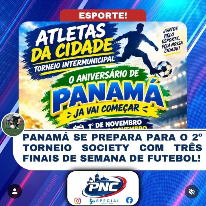 2º TORNEIO SOCIETY PROMETE TRÊS FINAIS DE SEMANA DE FUTEBOL EM PANAMÁ