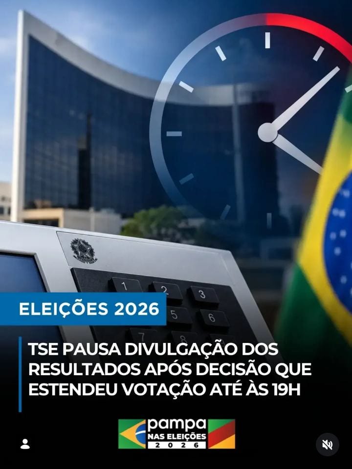 O Tribunal Superior Eleitoral (TSE) pausou a totalização dos votos do segundo turno da eleição presidencial neste doming