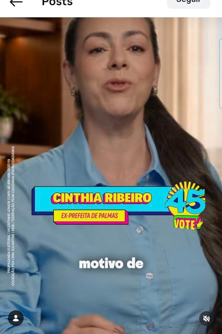 Fui a candidata do PSDB mais votada em Palmas; nossa votação decidiu uma vaga na Câmara Federal