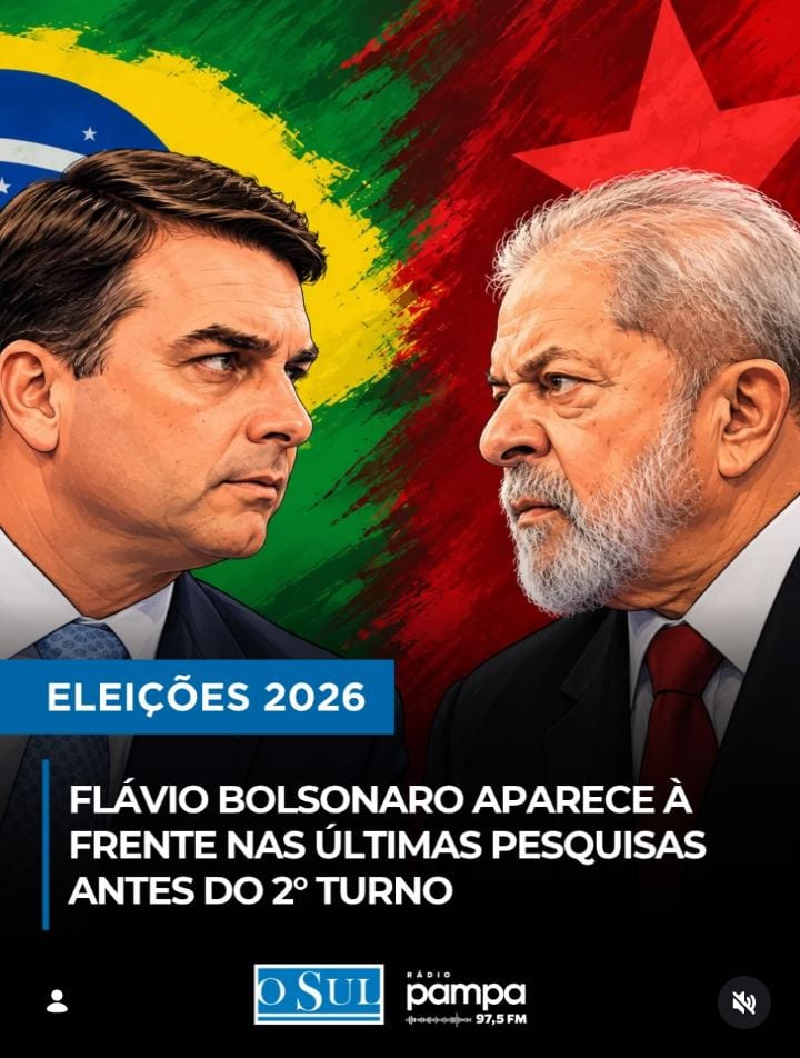 Três pesquisas nacionais divulgadas neste sábado, 24 de outubro de 2026, mostram uma disputa apertada entre Flávio Bolso