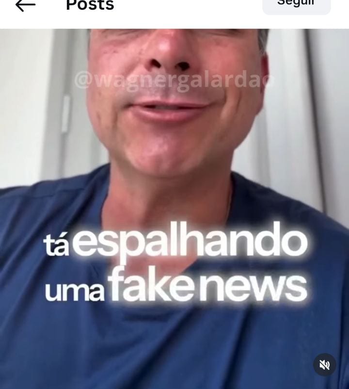 Apoiador pede que o ‘Presidente atual’ diga a verdade e o acusa de corrupção