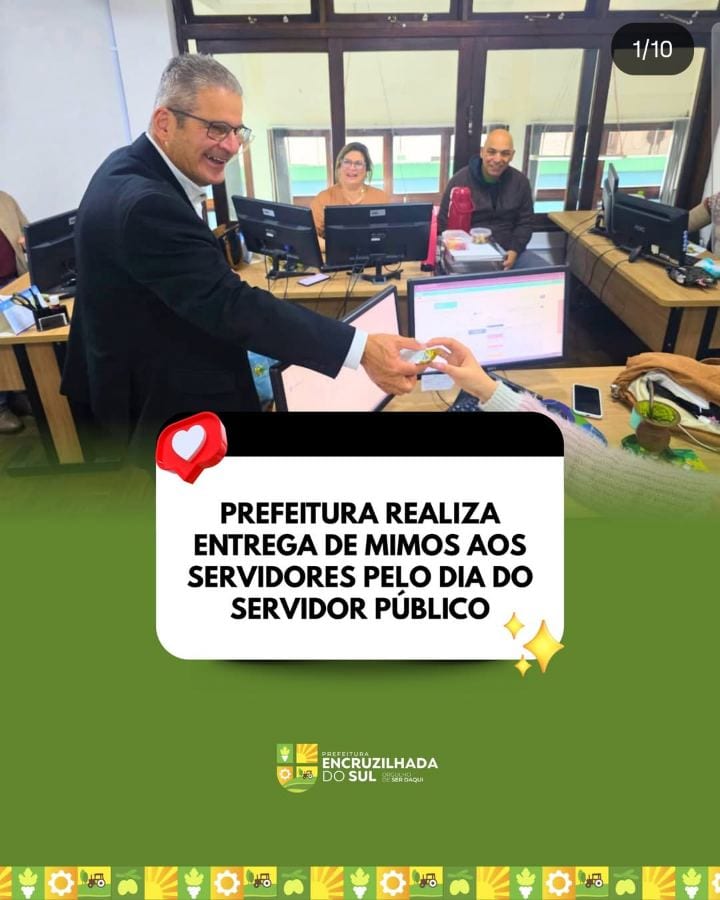 PREFEITURA REALIZA ENTREGA DE MIMOS AOS SERVIDORES PELO DIA DO SERVIDOR PÚBLICO