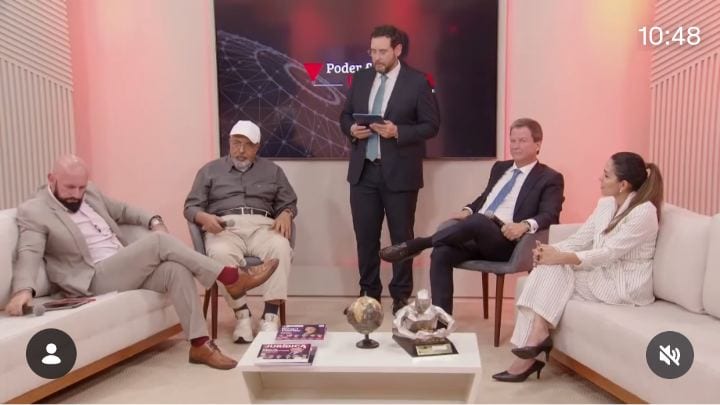 Senador Paim na Ulbra TV - Poder & Influência