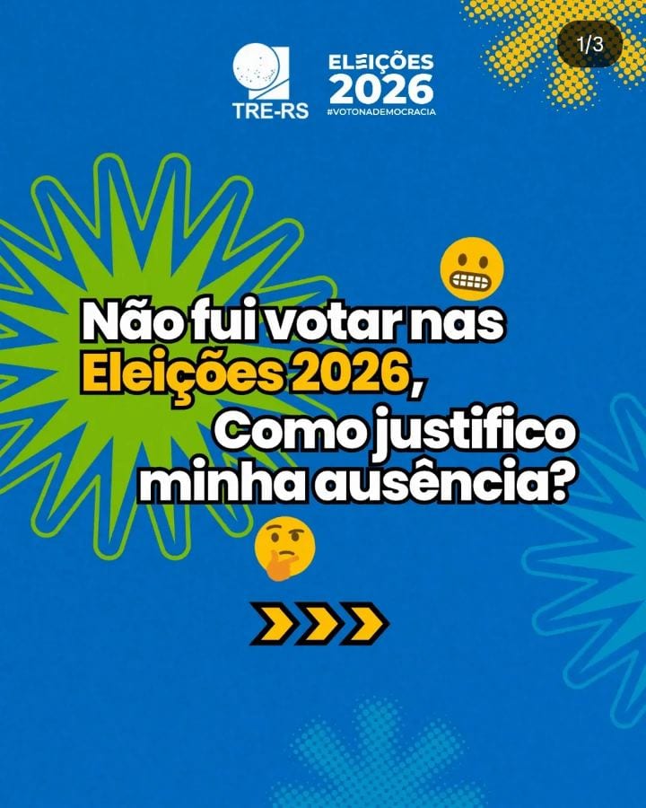 Não estava presente no dia das votações?