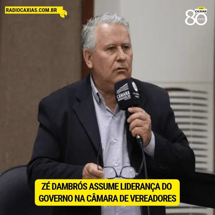 Zé Dambrós assume liderança do Executivo na Câmara de Caxias do Sul