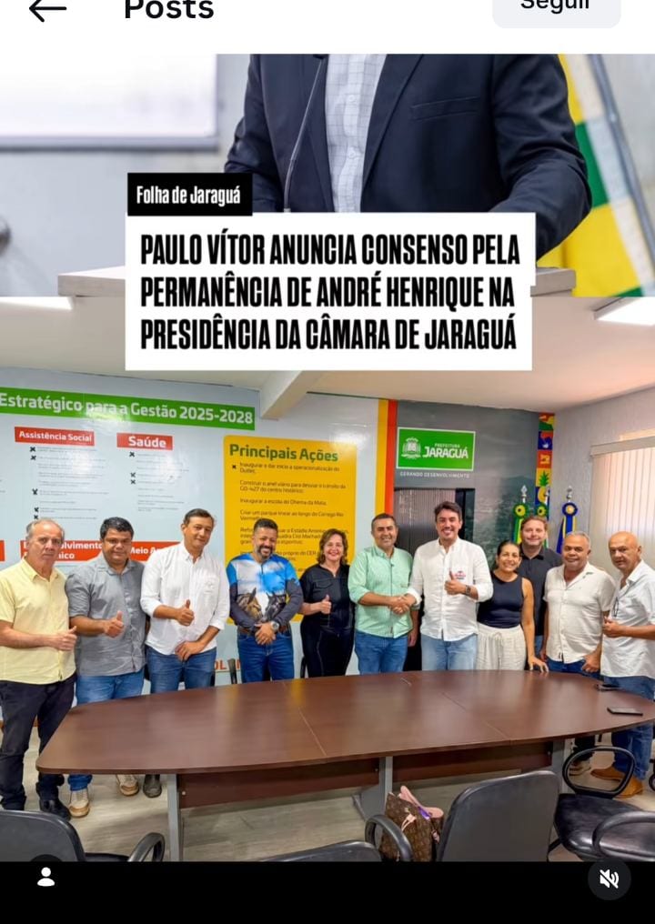 Paulo Vítor anuncia consenso para André Henrique seguir na presidência da Câmara