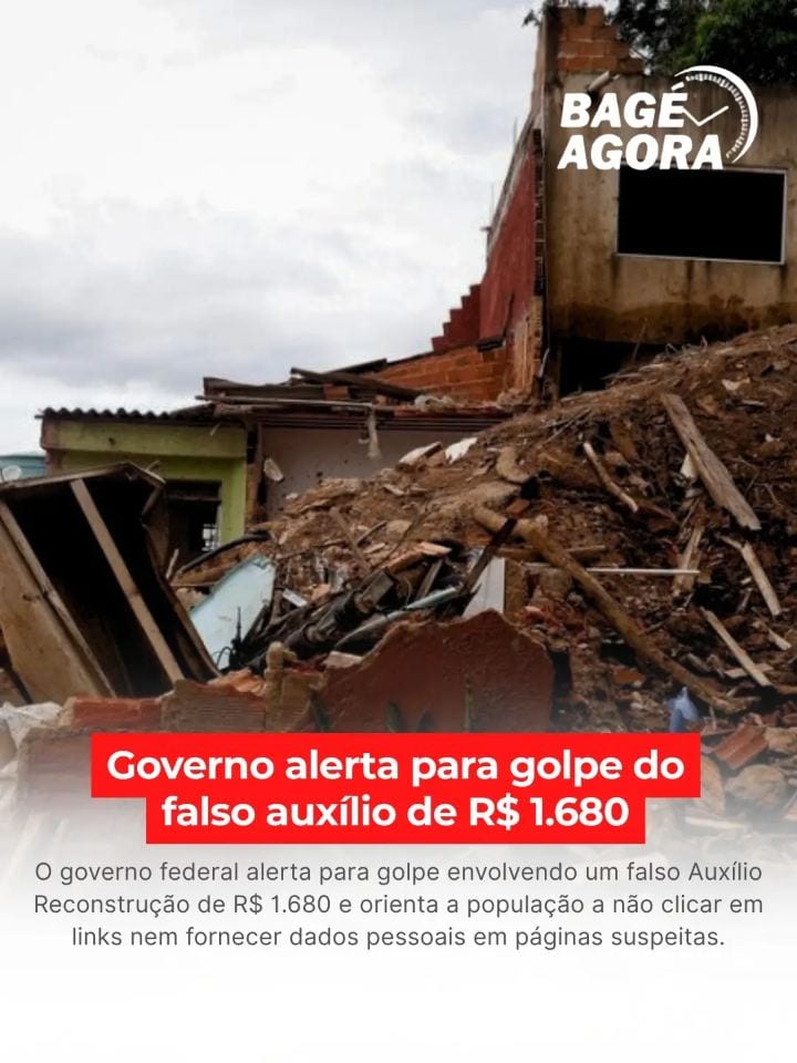 O Ministério da Integração e do Desenvolvimento Regional alerta para um golpe que circula por aplicativos de mensagens e