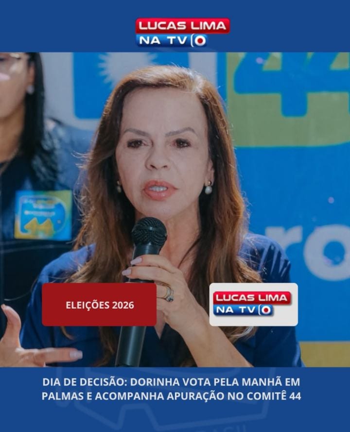 A candidata ao Governo do Tocantins Professora Dorinha (União Brasil) vota neste domingo (25), às 9h44, no Colégio Presb