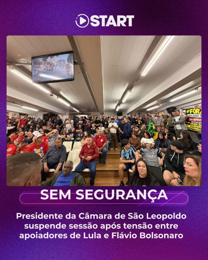 A sessão da Câmara de Vereadores de São Leopoldo, prevista para a tarde desta terça-feira (27), foi suspensa pelo presid